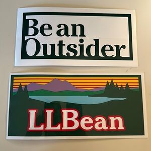 L.L. Bean stickers